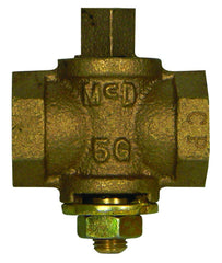 A.Y. McDonald 4215-192 10604 1/2 in. Brass FNPT Square Operating Nut Plug Valve