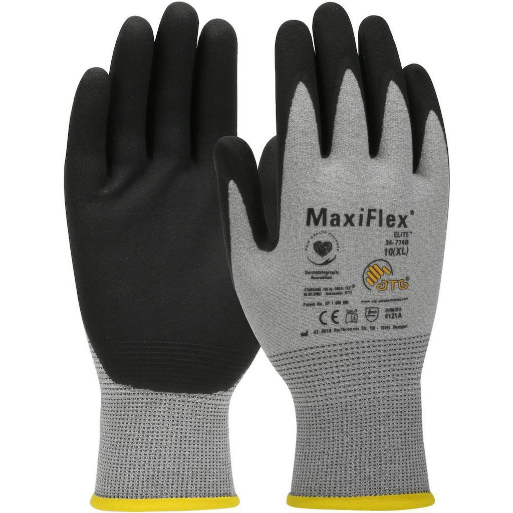 ATG Atg 34-774B/XS Work Gloves X-small Nitrile Nylon