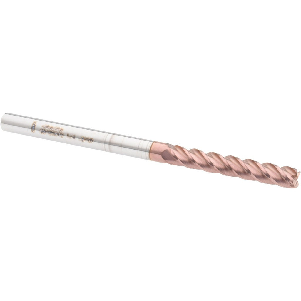 ACCUPRO Accupro 12183235 Corner Radius End Mill 1/4 in 4 Flute Ticn