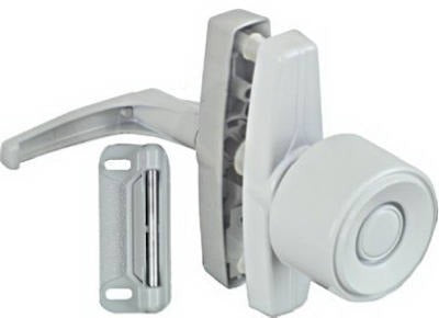 NATIONAL HARDWARE National Mfg N212-993 White Knob Latch Screen Storm Door