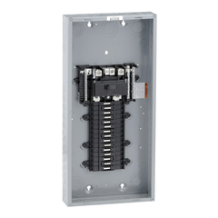 Square D QO130M200P 200A 120/240V 1phase Convertible Main Breaker Load Center, Plug-On Neutral, 30 Spaces / 40 Circuits