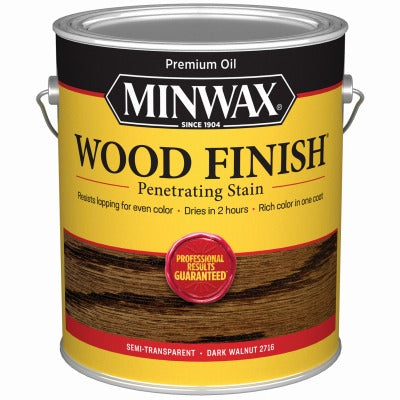 MINWAX Minwax 71012 Dark Walnut Wood Finish Stain 1 Gallon