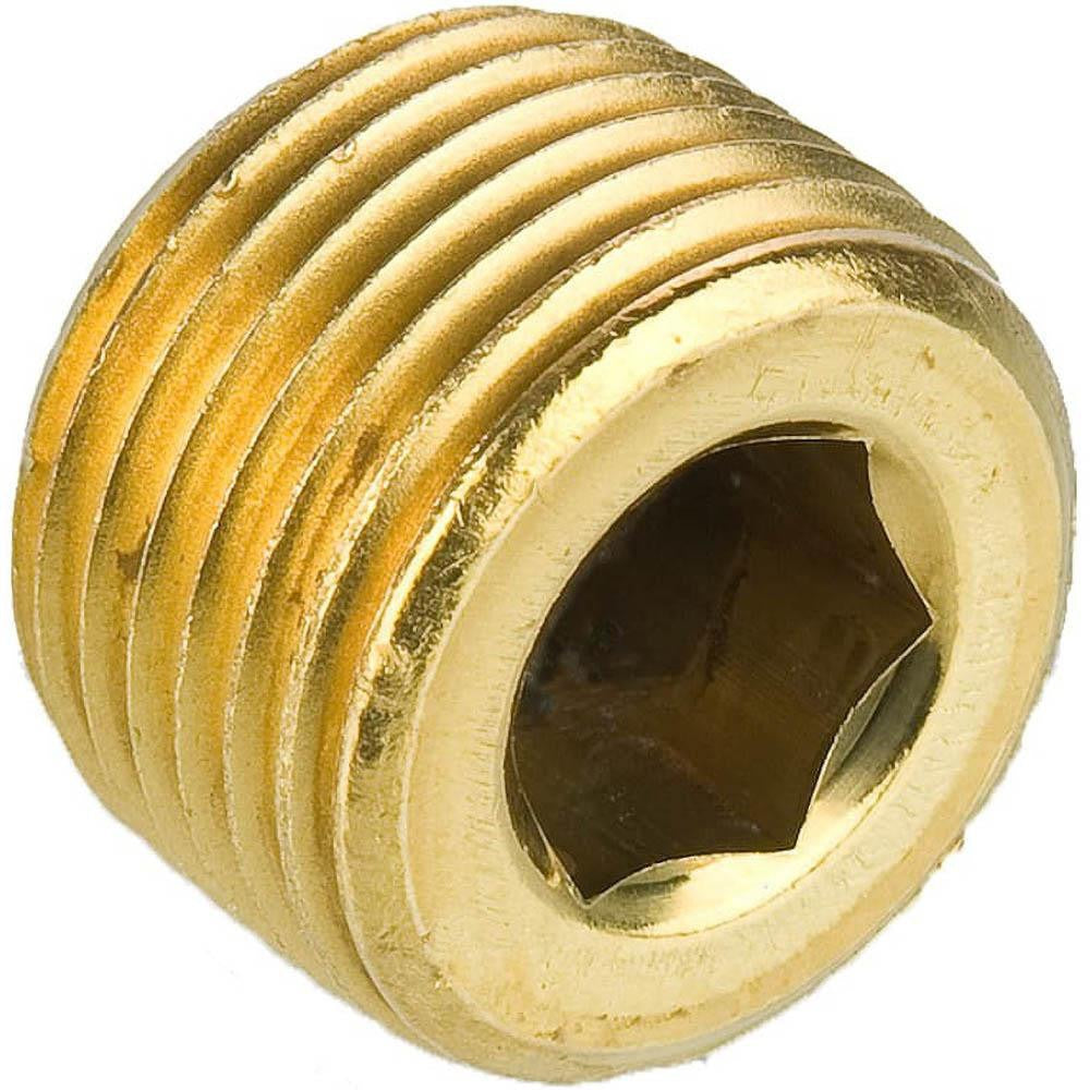 PARKER Parker 219P-6 Hollow Hex Plug 3/8 Inch Mnptf Brass