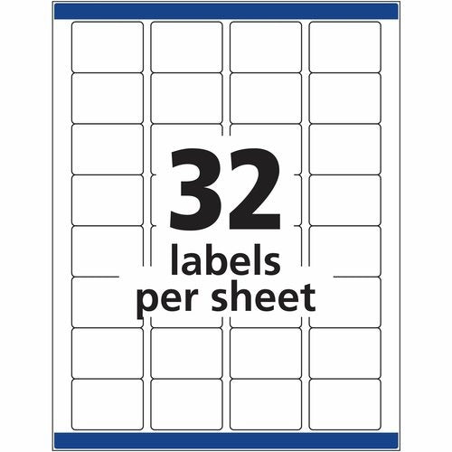 AVERY Avery AVE6570 Label ID 1.25 x 1.7 (480 Pack)