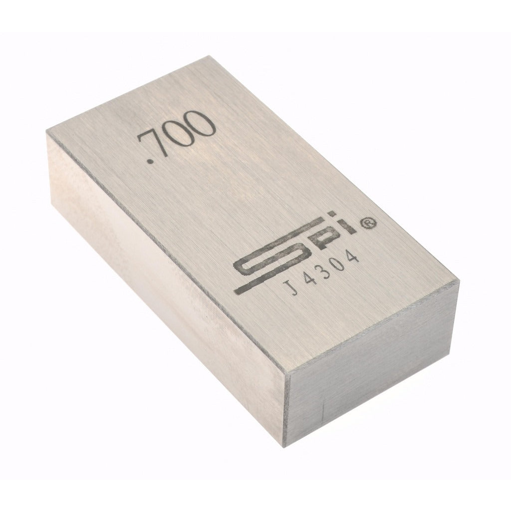SPIROTHERM Spi 15-080-5 Rectangle Steel Gage Block 0.7 in Grade AS-1