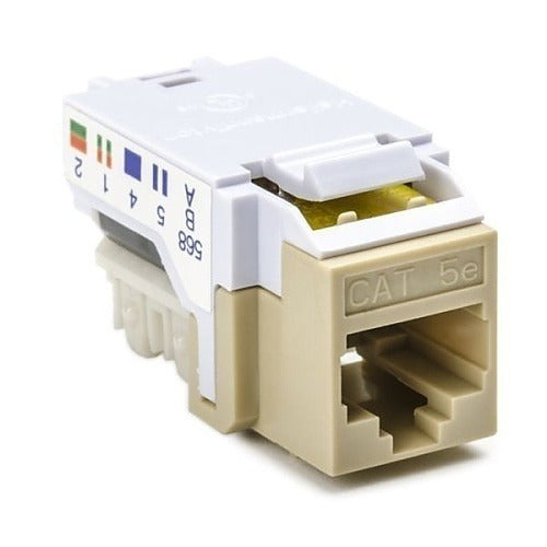 HELLERMANN TYTON Hellermanntyton RJ45FC5E-I Cat5e RJ45 Jack Ivory