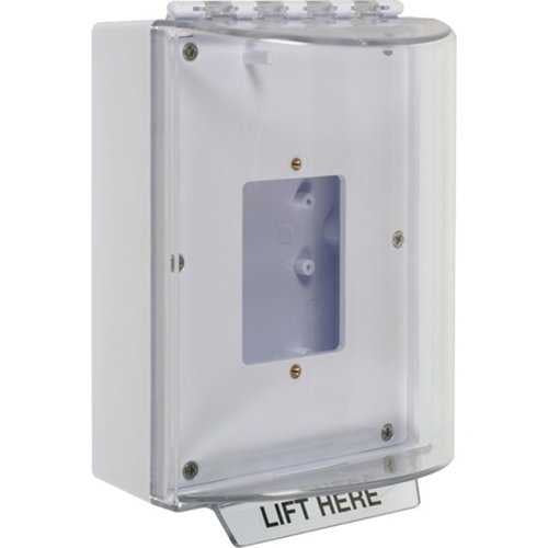 STI STI-13500NW Universal Pull Station Cover Enclosed White