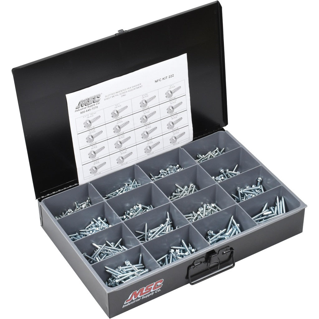 VALUE COLLECTION Value Collection NFC-KIT222 970pc Steel Set Screw Assortment