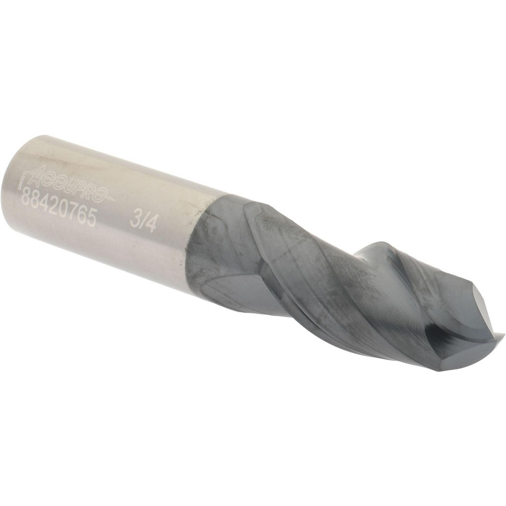 ACCUPRO Accupro 12184054 Ball End Mill 0.75in 2 Flute Solid Carbide