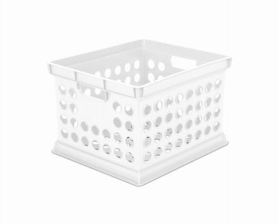 STERILITE Sterilite 16928006 White Storage Crate 6 Pack