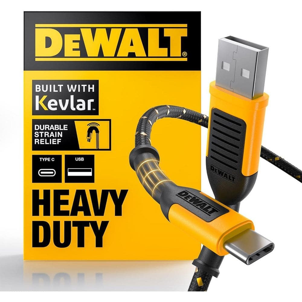 DEWALT Dewalt 131 1361 DW2 USB-A to USB-C Cable 18W (4 ft)