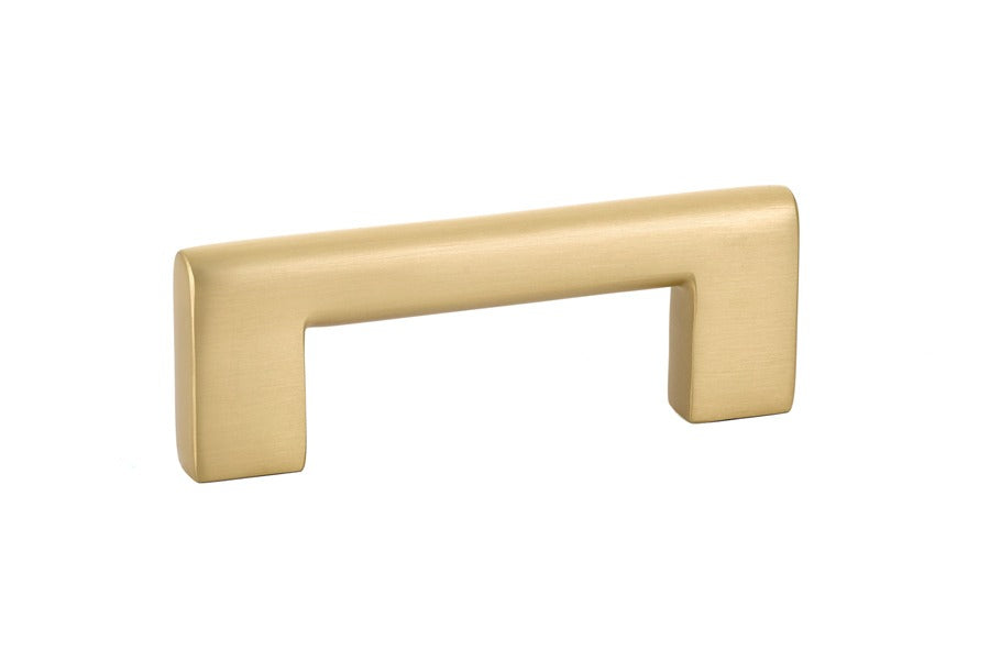 EMTEK Emtek 86161US4 Trail Cabinet Pull Satin Brass 3in Cc
