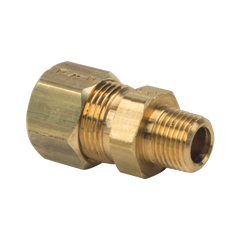 BrassCraft 68-6-2X 3/8 in. O.D. Compression x 1/8 in. MIP No-lead Brass Compression Male Reducing Adapter Fitting