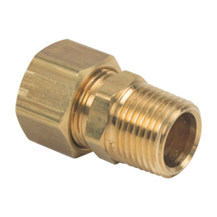 BrassCraft 68-8-4X 1/2 in. O.D. Compression x 1/4 in. MIP No-lead Brass Compression Male Reducing Adapter Fitting