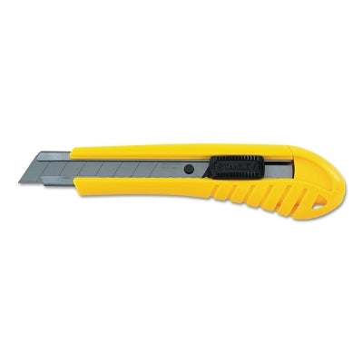 Stanley Products 10-280 Standard Snap-Off Knife 18 mm Steel Blade Yellow