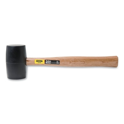 Stanley 51-104 Rubber Mallet 16 oz 13-1/2 in Hardwood Handle