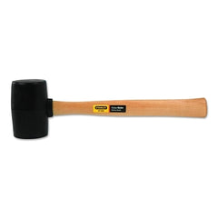 Stanley 57522 Rubber Mallet 18 oz 13-1/2 in Hardwood Handle