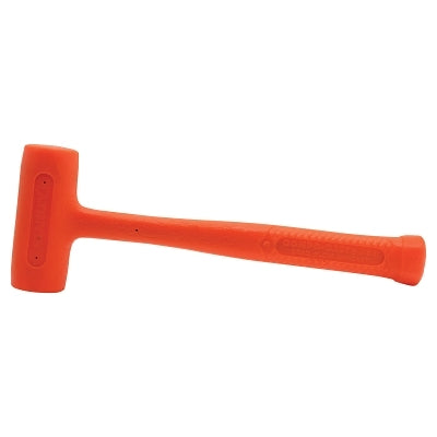 Stanley 57-541 Compo-Cast Slimline Head Soft-Face Hammer 14 oz Head 1-19/64 in dia 10-1/2 in Handle L Orange