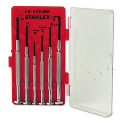 Stanley 66-039 6 Pc Jewelers Screwdriver Set Phillips Slotted 1.4 mm to 3.0 mm