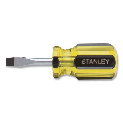 Stanley 66-161-A 100 Plus Round Blade Standard Tip Screwdriver 1/4 in Tip 3-1/2 in L