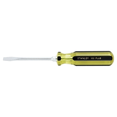 STANLEY 66-164-A 100 Plus Round Blade Standard Tip Screwdriver 1/4 in