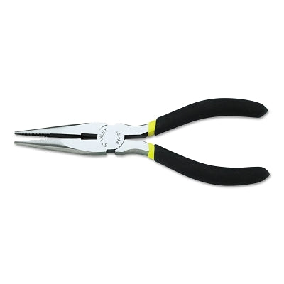 Stanley 84-102 Long Nose Pliers 8 Inches Fixed Joint Black/Yellow