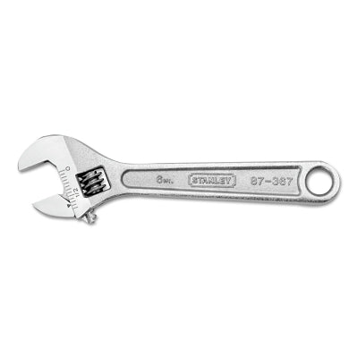 Stanley 87-367 Adjustable Wrench 6 Inches 3/4 Inch Opening Chrome