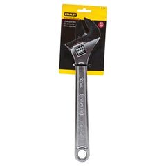 Stanley 87-473 Adjustable Wrench 12 Inch Long 1-3/8 Inch Opening Chrome