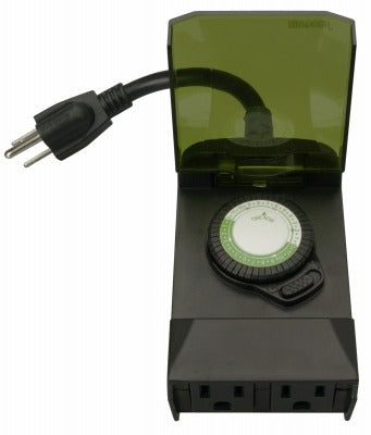 SOUTHWIRE Southwire Coleman Cable 50011WD Outdoor 24-hour Timer 2 Outlet