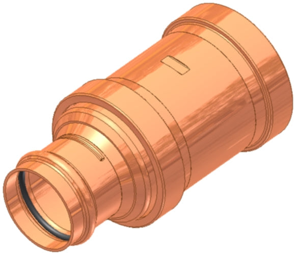 Apollo Valves 10075130 2 Inch by 1-1/2 Inch C x C Copper Reducer Coupling