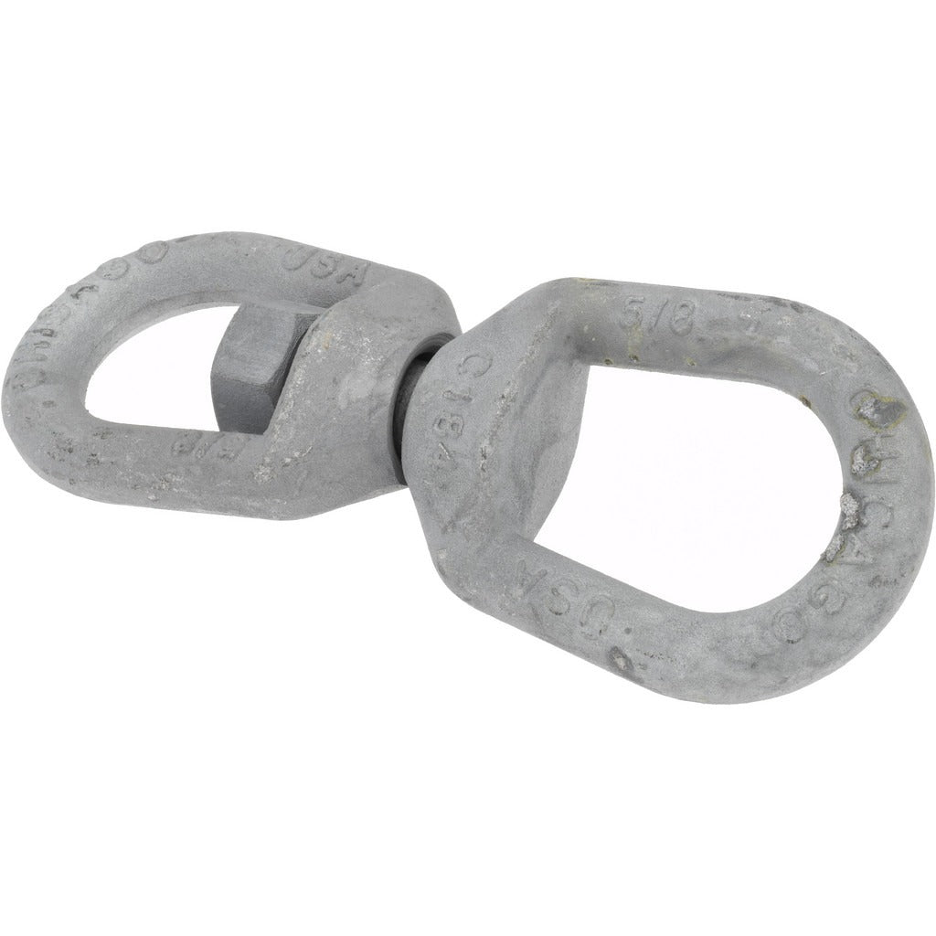 GIBRALTAR Gibraltar 21525 1 Oval Eye Swivel 5200 Lb Galvanized