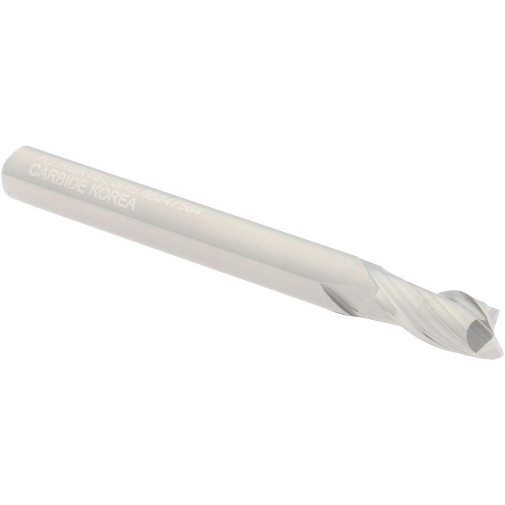 HERTEL Hertel 750021 Square End Mill 3/16 in 2 Flute Carbide