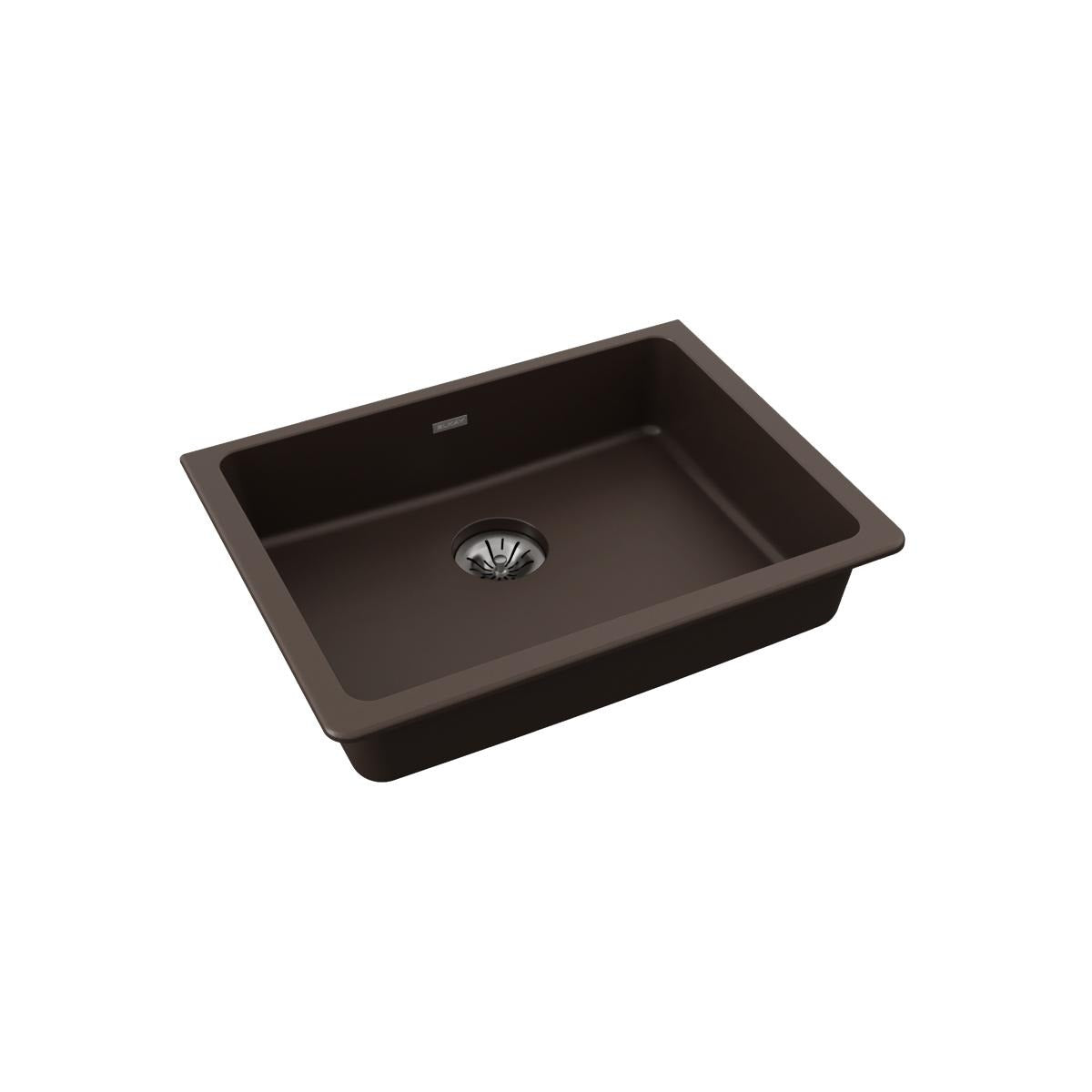 BSC PREFERRED Bsc Preferred ELGUAD2519PDMC0 Quartz Undermount Sink Mocha