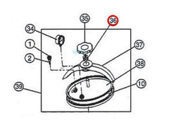 Pentair 154582 Spring, Closure for Triton C-3 Pool and Spa Sand Filter