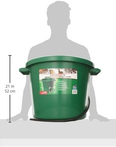 FARM INNOVATORS Farm Innovators HT-200 Plastic Heated Livestock Water Tub 200 W (16 Gallon) Replaceable Element