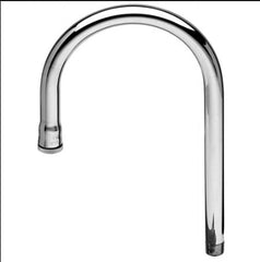 T&S Brass 119X Rigid Gooseneck Faucet, 2-3/4 Spread, 8-3/4 H, 5-1/4 Clearance