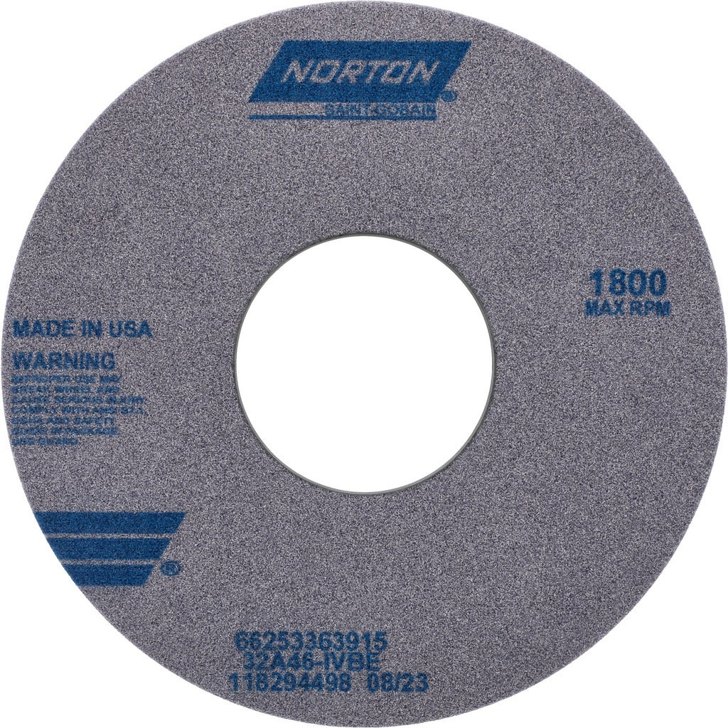 NORTON Norton 66253363915 Surface Grinding Wheel 46 Grit 14in