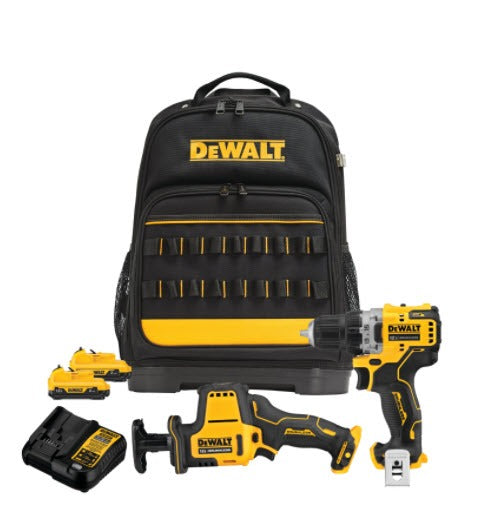 DEWALT DEWALT DCKSS200F2 2-Tool 12-Volt Max Brushless Power Tool Combo Kit with Soft Case