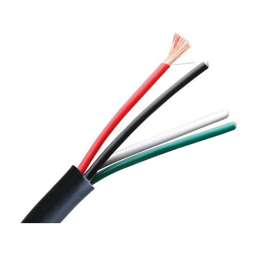WIREPATH Wirepath SP-144-500-BLK 14AWG 4-conductor Speaker Wire
