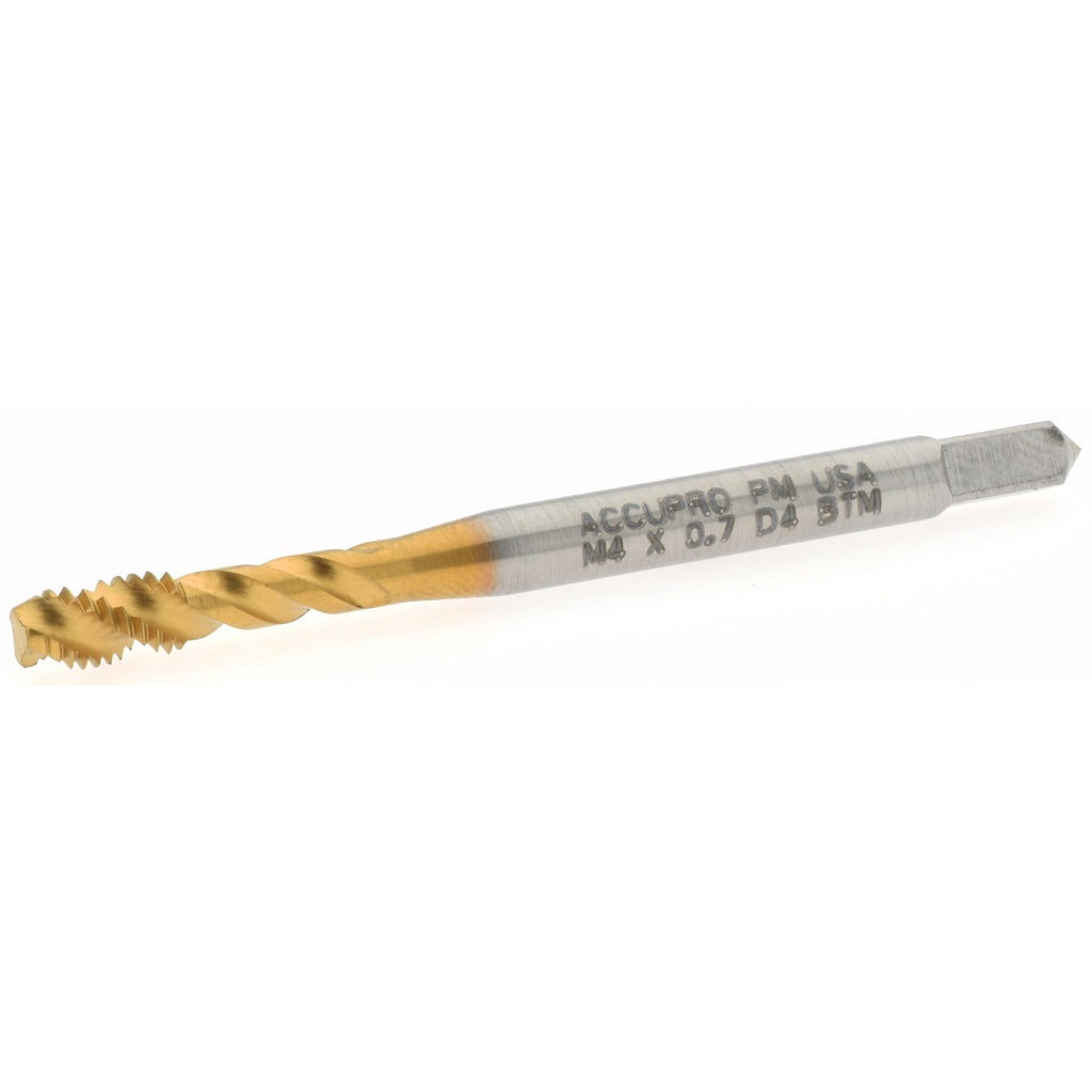 ACCUPRO Accupro 43034-01T Spiral Flute Tap M4 X 0.70 Tin
