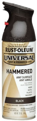 RUST-OLEUM Rust-oleum 245217 Hammered Spray Paint 12 Oz Black