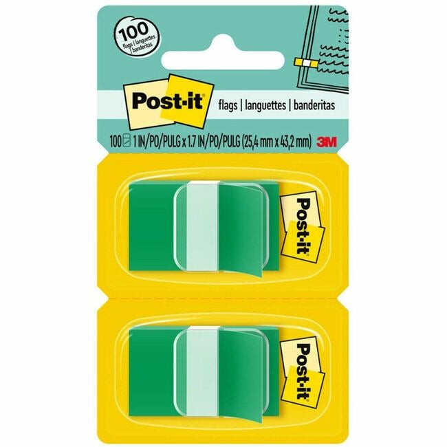 3M 3M MMM680GN2 Page Marker 50 Sheets per Pad 2 Pads per Pack (1 in x 1.7 in) 680GN2