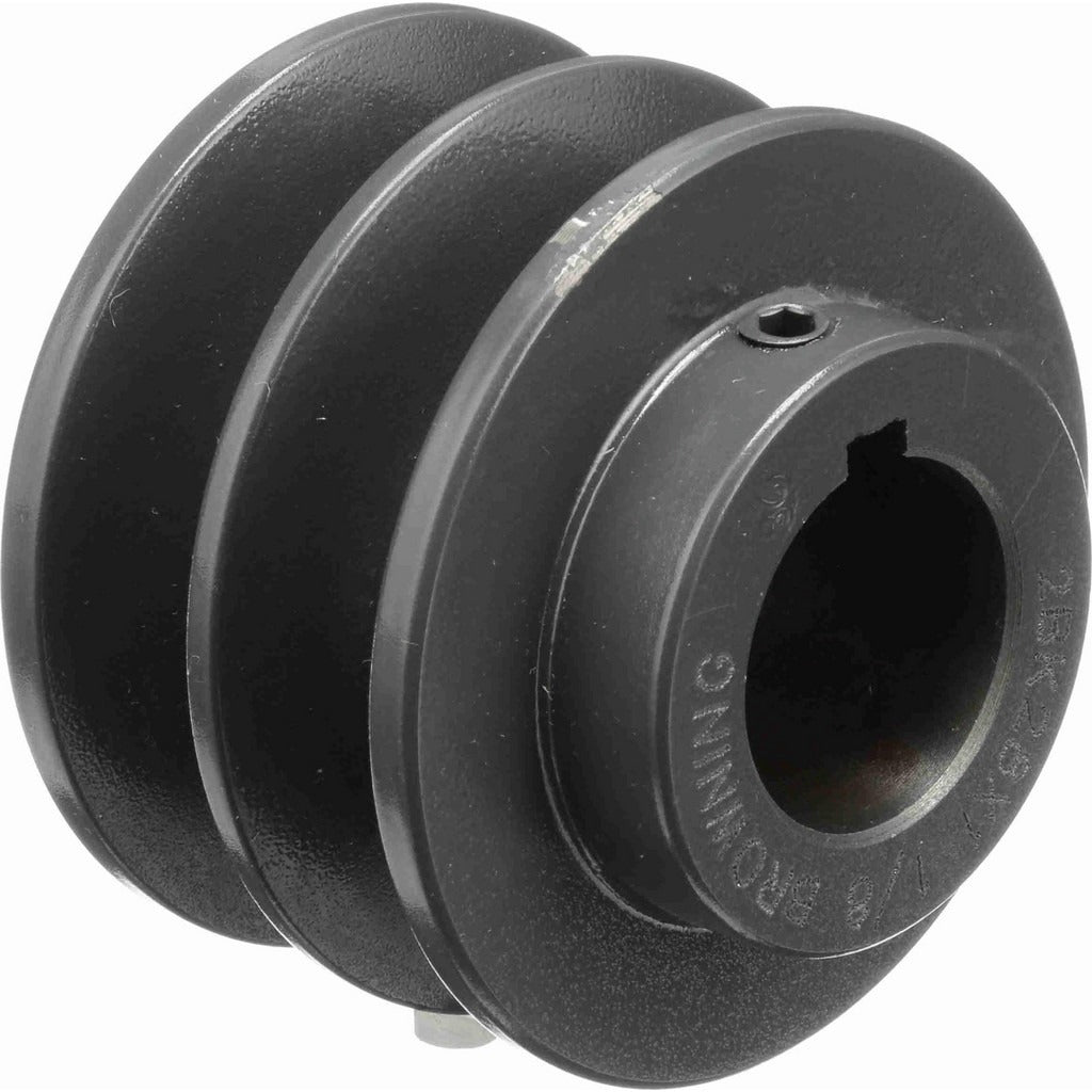 BROWNING Browning 1033323 Two Groove Sheave 1.125 Inch Bore Cast Iron