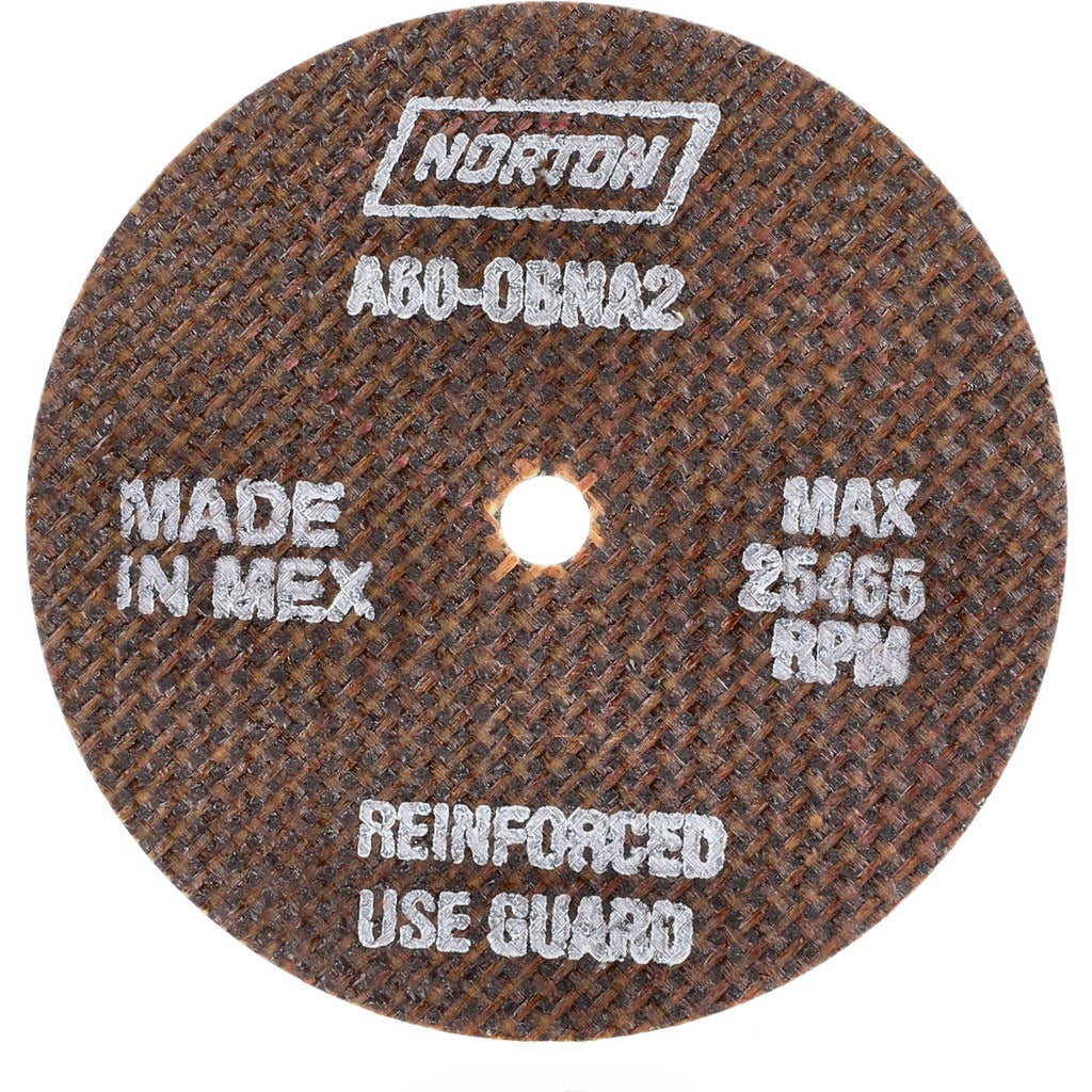 NORTON Norton 66243528471 Cutoff Wheel 3 in Aluminum Oxide 60 Grit