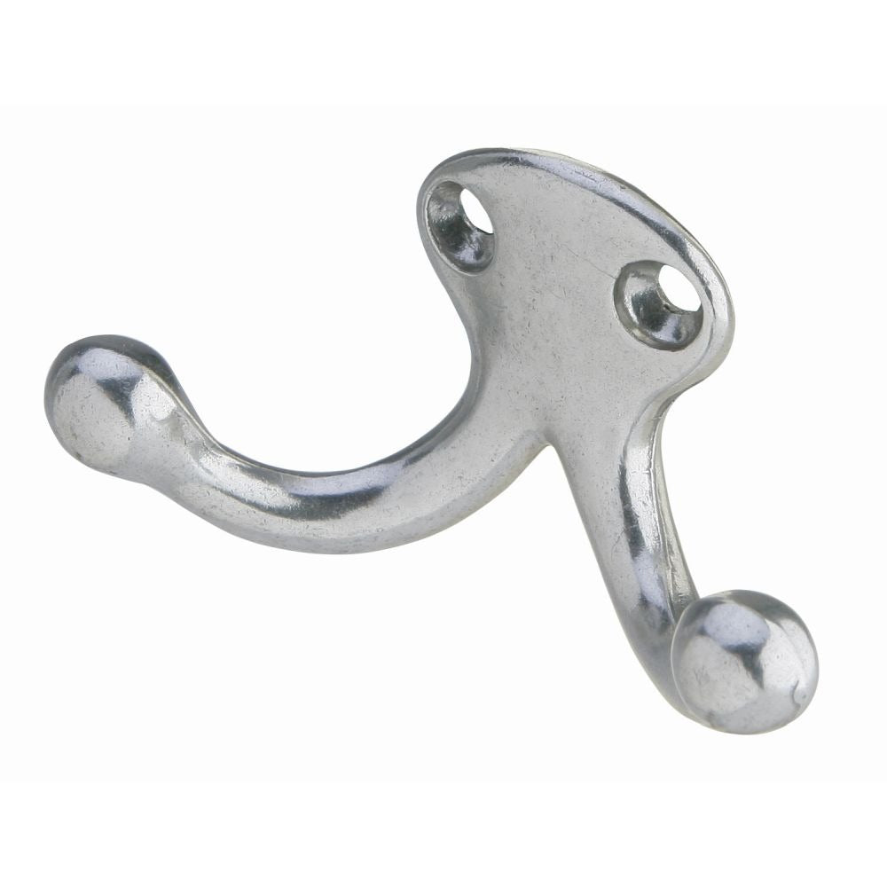 IVES Ives 582A14 Double Wardrobe Hook Bright Nickel