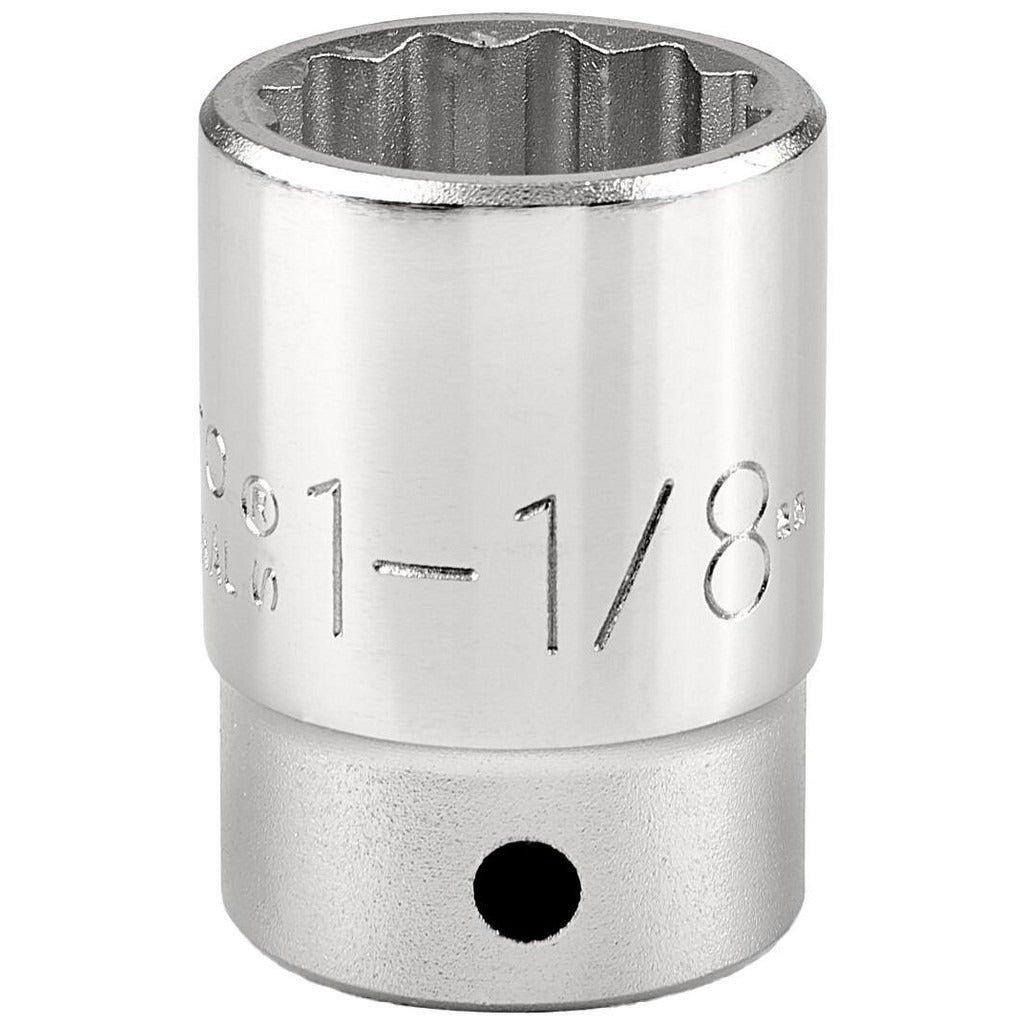 PROTO Proto J5536 Hand Socket 1-1/8 Inch 3/4 Drive 12-point
