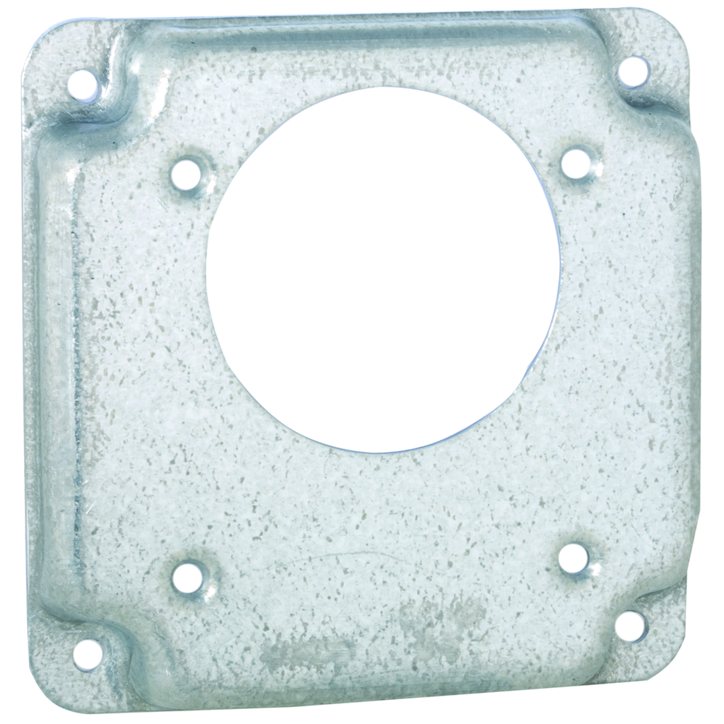 RACO 815C Raco 815C 4 Square Cover, Exposed Work, 2.165 dia. Receptacle, Offset