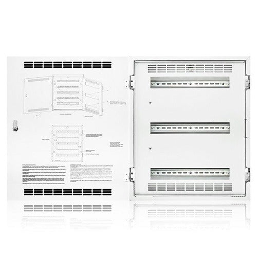 LEVITON Leviton Telcom DINRK-A03 Din Rail Rack Mount Enclosure