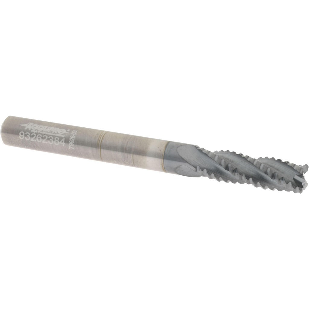 ACCUPRO Accupro 2500033 Roughing End Mill 1/4 in 4 Flute Carbide