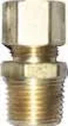 Parker 68F-04X04 Compression Half Union 1/4 in. Compression X 1/4 in. MPT